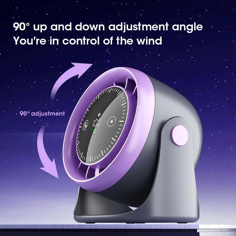 Portable Touch Screen Mini Desk Fan