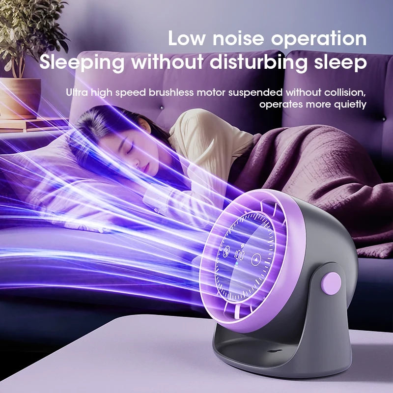 Portable Touch Screen Mini Desk Fan